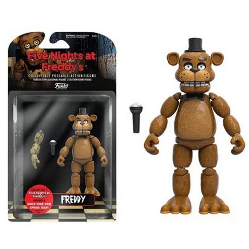 FNAF 나이트메어 프레디 피규어 보니 치카 액션 PVC 펑타임 폭시 컬렉션 블랙라이트 프로스트비 모델 장난감, Freddy 14cm