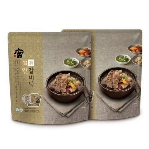 궁 왕갈비탕 1kg x 2 2팩 136045, 2개