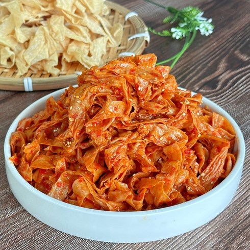 인조고기 - 고향의맛 인조고기무침500g 콩고기 두유피 두부피 전통연변 중국음식, 1개, 500g