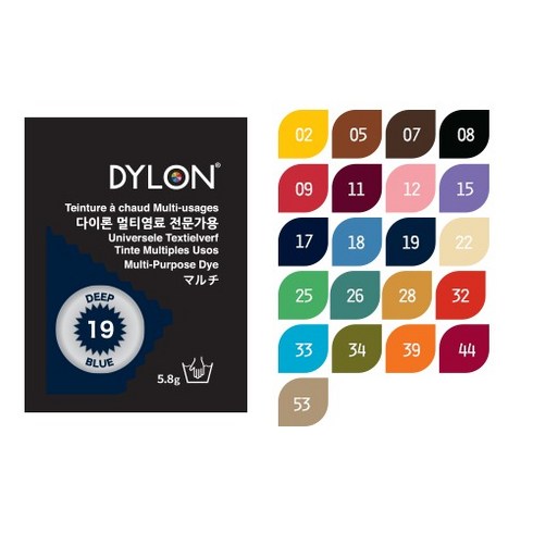 의류염색약 - DYLON(다이론) 다이론 DYLON 멀티염료, 8 - Ebony Black