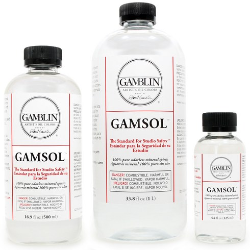 갬솔 - [갬블린] 갬솔 GAMSOL OMS 미네랄스피릿 유화용, 1000ml, 1개