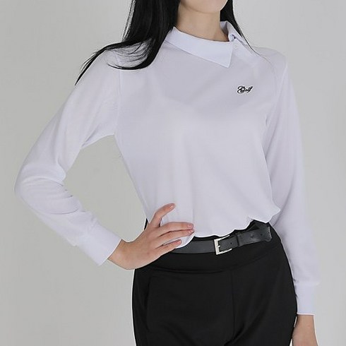 투엘라웨어 pk 자수 골프 카라 여성 티셔츠