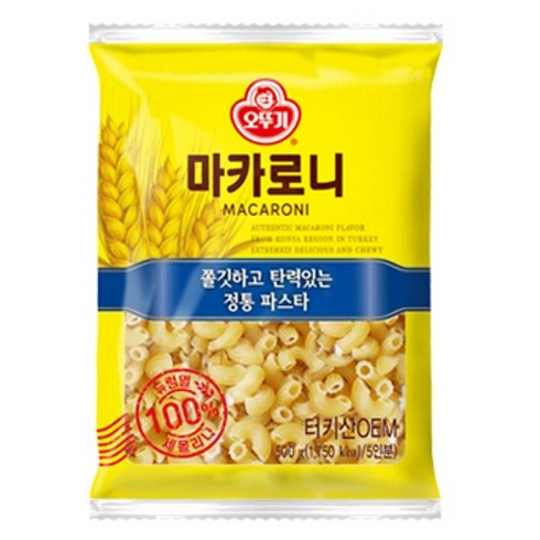 오뚜기 마카로니 500g x 24개 (터키산) 스파게티