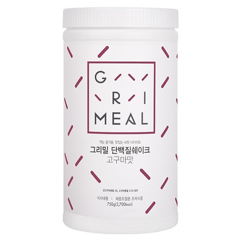 그리밀 단백질쉐이크 고구마맛, 750g, 1개