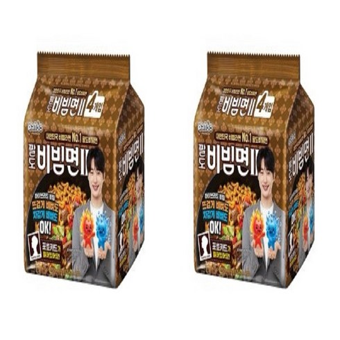 비빔면2 - 팔도 비빔면II 130g x 8개+포토카드 x 2장, 8개