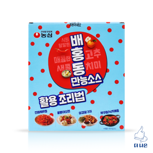 농심 배홍동 만능소스, 300g, 3개