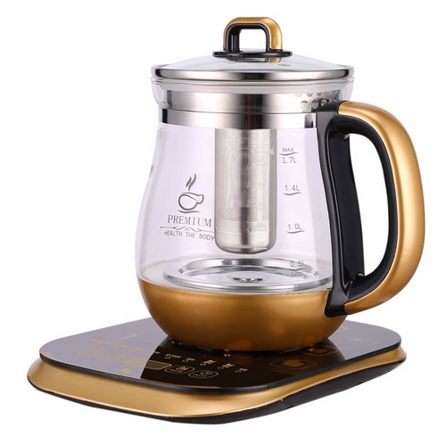 2023년 가성비 최고 모닝컴분유포트 - 모닝컴 1.7L 대용량 스마트디지털 골드 멀티 전기티포트 차탕기 약탕기 분유포트 보온포트 다용도포트, 모닝컴 골드 전기티포트 1.7L