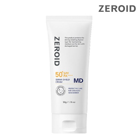 제로이드더마쉴드 - 제로이드 더마쉴드 크림 MD SPF50+ PA++++, 1개, 50ml