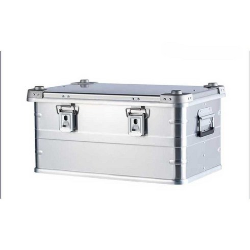 2023년 가성비 최고 알루텍 - 알루텍 알루미늄 박스 클래식 48L 다용도 캠핑 수납 스테인리스, 라벨이 있는 실버 30L