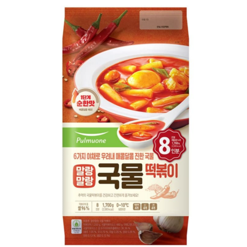 코스트코 떡볶이 - 코스트코 풀무원 국물 떡볶이 8인분 1700g, 1개, 1.7kg