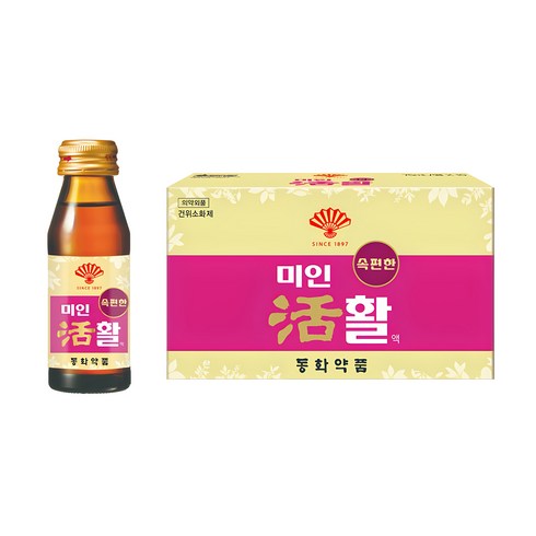 텀스소화제 - 부채표 미인활 여성소화제, 75ml, 10개