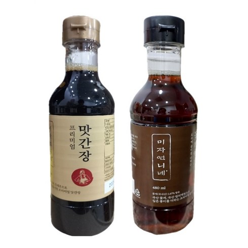 미자언니네 - 미자언니네 꽃게 액젓 480ml + 프리미엄 맛간장 480ml