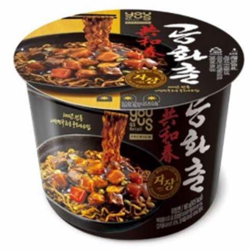 유어스 공화춘 짜장 컵라면 160g, 4개