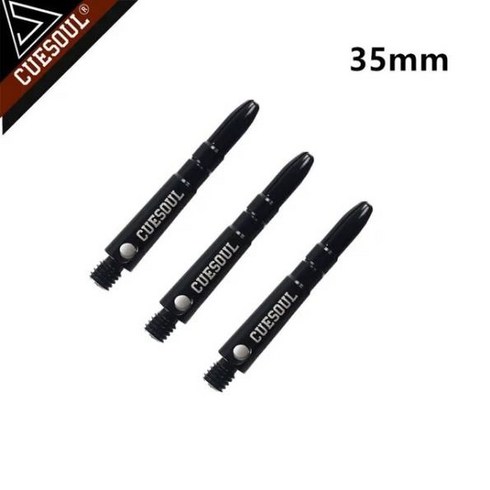 다트 큐 소울 354148mm 알루미늄 샤프트 2BA 전문 액세서리 4 색, 블랙 35mm, 4.Black 35mm