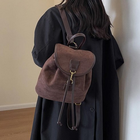 엠디제이 스웨이드 백팩 스웨이드가방 겨울가방 겨울백팩 스퀘어백 보부상백팩