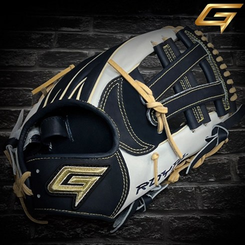골드 로얄 내야 글러브 11.75인치 네이비/화이트/카멜 PRO-KM, 1개