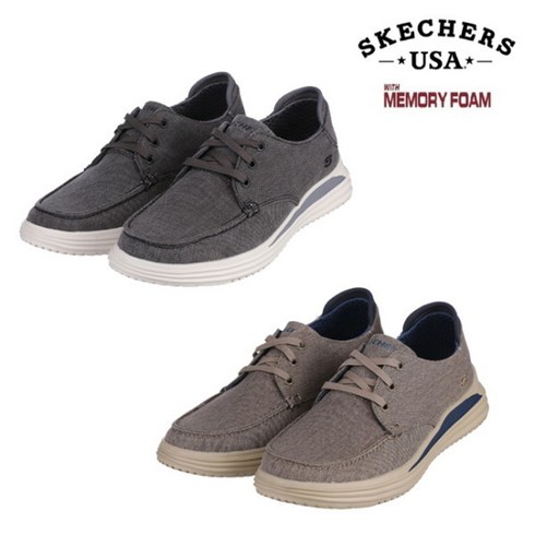 스케쳐스 유에스에이 슈즈 메모리폼 인솔 클래식 보트화 프로븐 2종