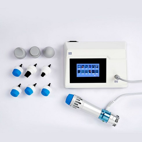 근육 이완 전신 관절 물리 치료 전자 안마기 V43 가정용 체외 충격파 치료기 휴대용, 흰색 V43 삽입