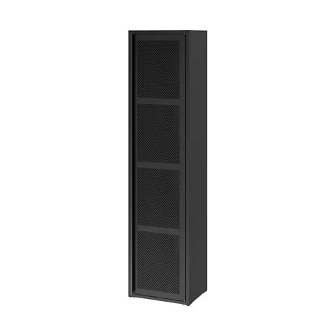 이케아 IVAR 이바르 메시 도어수납장 40x160cm 선반장 책장 거실장 장식장 진열장 캐비닛, 블랙_605.312.37