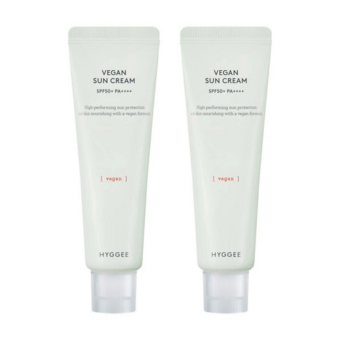 휘게 순한 자외선 차단 비건 데일리 선크림 50ml x 2, 2개