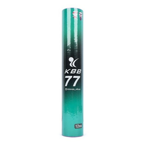 kbb77 - 77 동호인 배드민턴공 셔틀콕 12개입, 상세 설명 참조, 셔틀콕선택:KBB77