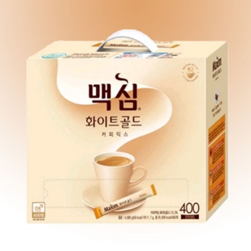 [동서식품] 맥심 화이트골드 커피믹스 400T (I), 11.7g, 1개입, 400개