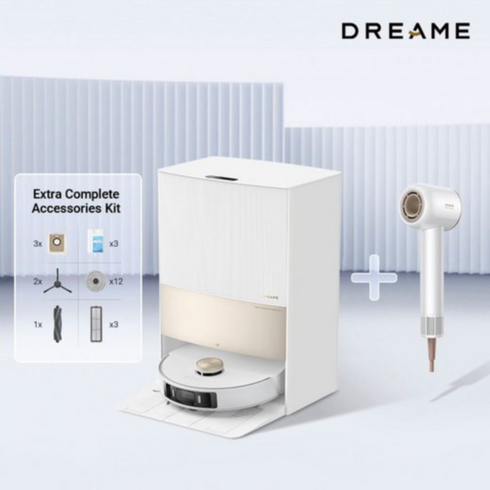 드리미 dreame RLX41CE 진공로봇 L20 울트라 컴플리트 + 헤어 글로리 드라이어