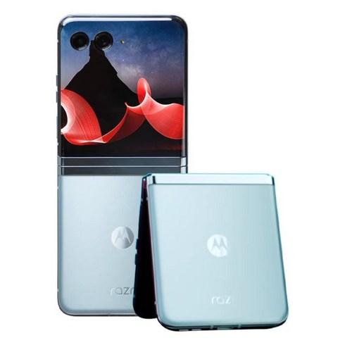 Motorola/Motorola moto razr 40 Ultra 플래그십 블레이드 접이식 스크린 5G 휴대폰, 5G 풀넷콤, 공식 표준, 아이스 크리스탈 블루