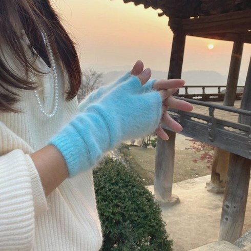 [겨울대세] 앙고라 롱 핸드워머 암워머 17color 따뜻한 팔토시