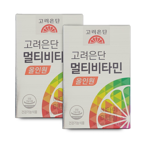 고려은단 멀티비타민 올인원 1 560mg X 60정, 2개, 2개