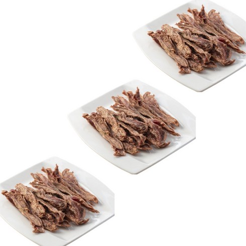 멍멍제과점 - 멍멍제과점 강아지간식 수제간식, 3개, 60g, 오리안심져키