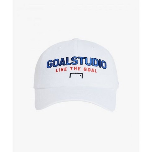 골스튜디오 GOALSTUDIO FREE KICK CAPSULE LOGO BALL CAP - WHITE