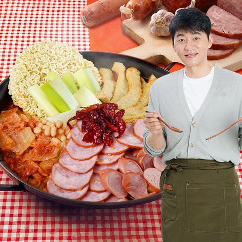 밀팡 - 밀팡 얼큰 오뎅 부대찌개 캠핑 밀키트 2인분, 1개, 860g