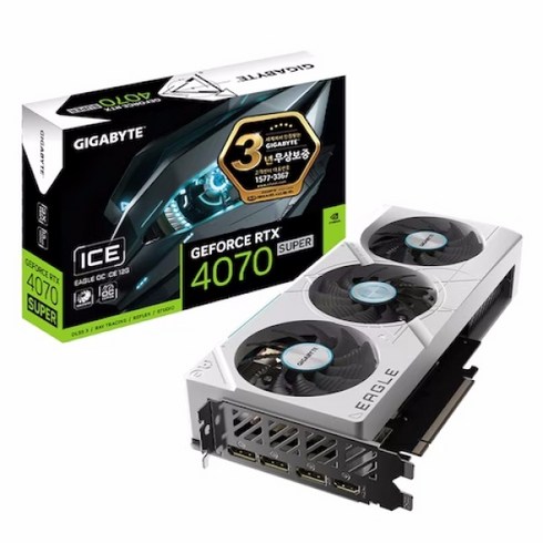 rtx4070 - [GIGABYTE] 지포스 RTX 4070 SUPER EAGLE OC ICE D6X 12GB 제이씨현