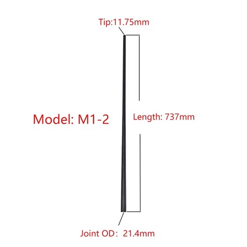 캐롬라온 - 카본상대 당구큐 당구 상대 당구큐팁, 12.12+5-16x14 Joint