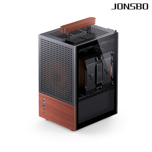 itx케이스 - JONSBO T6 미니 ITX 케이스 (블랙), 1개