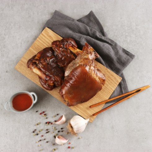 자연과농부 흑마늘 왕족발 앞다리 1kg, 3개, 3개