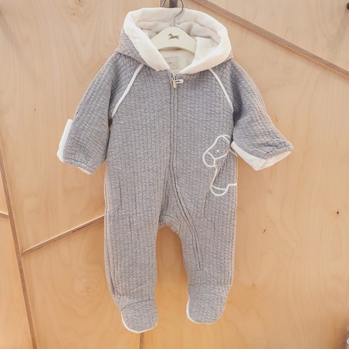 아가방 에뜨와 해운대엔씨 겨울 한번에 쏙 입히기 편하고 따숩 듀드 삼중지 우주복 07P75 7551