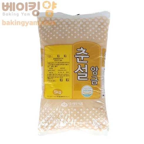 대두 춘설앙금 5kg, 1개