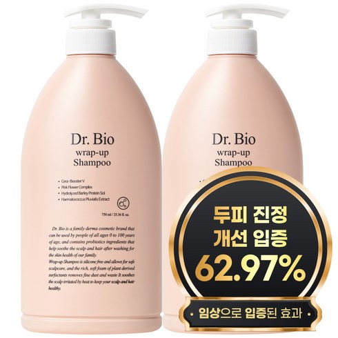 닥터바이오 - 닥터바이오 랩업 샴푸, 2개, 750ml