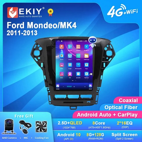 차량용 카플레이 모니터 안드로이드 자동차 플레이어, 13.TT7 6G 128GB