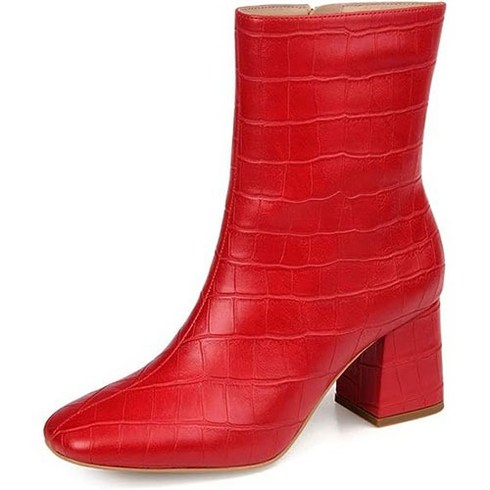 저니컬렉션 부티 Trevi Bootie 앵클부츠 첼시부츠 red 240mm(US 7사이즈)