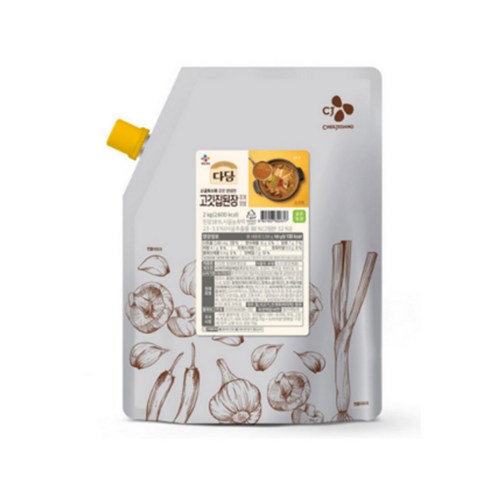 다담 고깃집 된장찌개 양념 2kg 1개, 다담 고깃집 된장찌개 2kg × 1개