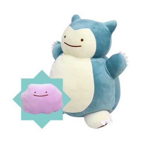 해외대형 잠만보 쿠션 메타몽 변신인형 33cm 5503450841