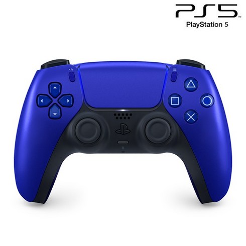 Sony Playstation PS5 듀얼센스 무선 컨트롤러 코발트 블루, CFI-ZCT1G09, 1개