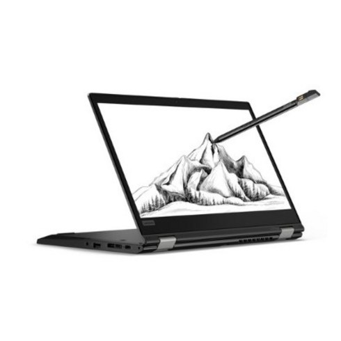 레노버씽크패드 - 레노버 2021 ThinkPad L13 Yoga G2 노트북 13.3 코어i7 인텔 11세대, Black, 256GB, 8GB, Free DOS, 20VK0026KD