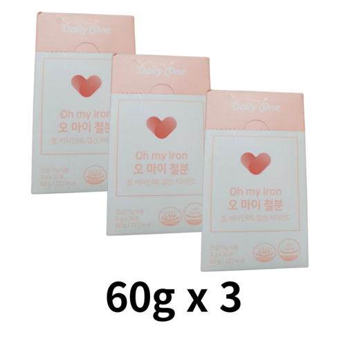 데일리원 오 마이 철분 30p, 180g, 1개