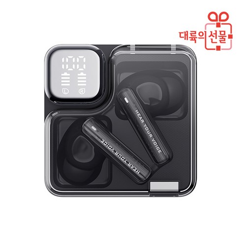 t31 - QCY Melobuds neo T31 사각형 디자인 LED 디스플레이 무선 블루투스 이어폰 방수 스포츠용, QCY T31 (블랙)