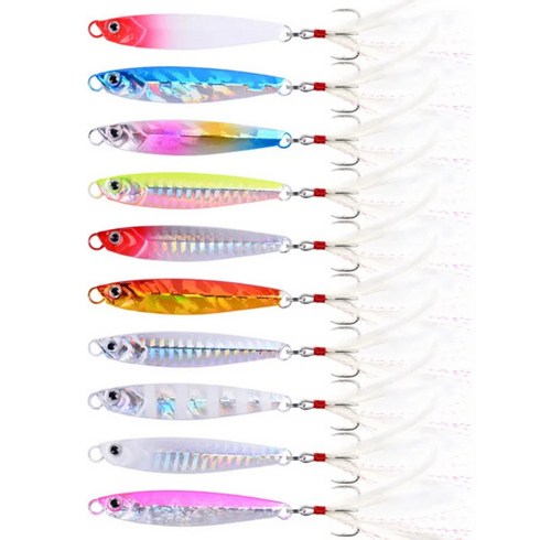 틴셀에기 미니 에기 귀수에기 틴 셀에기 미니 에기 귀수에기Aorace 10pcs 슈퍼 quatity 금속 주조 지그 7g-10g-21g-28g 해안 드래그 캐스트 지그 스푼, B-1 hook-10pcs, 14g
