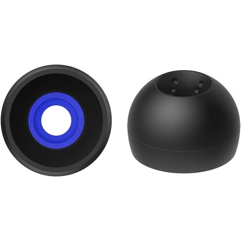 JVC EP-FX10L-B 교체 이어팁 스파이럴닷 플러스 블랙 L사이즈 4개입, L